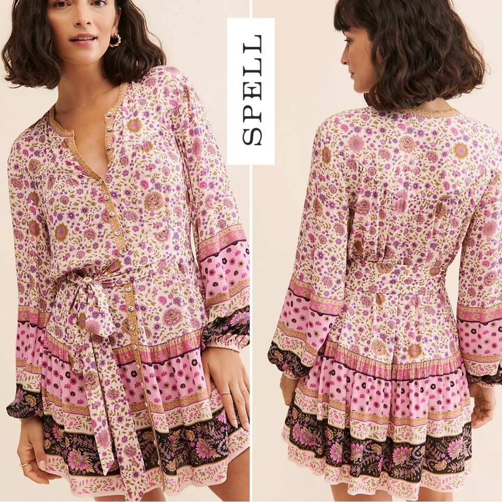 NWOT - Spell and the Gypsy collective - Lady Untamed Mini Dress - XS